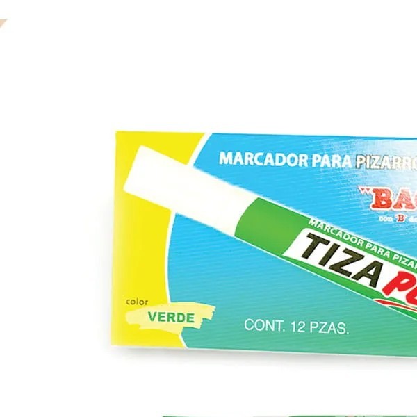 MARCADOR PPIZ. GRUESO TIZAPEN PLAST. VDE. E.12 C.288